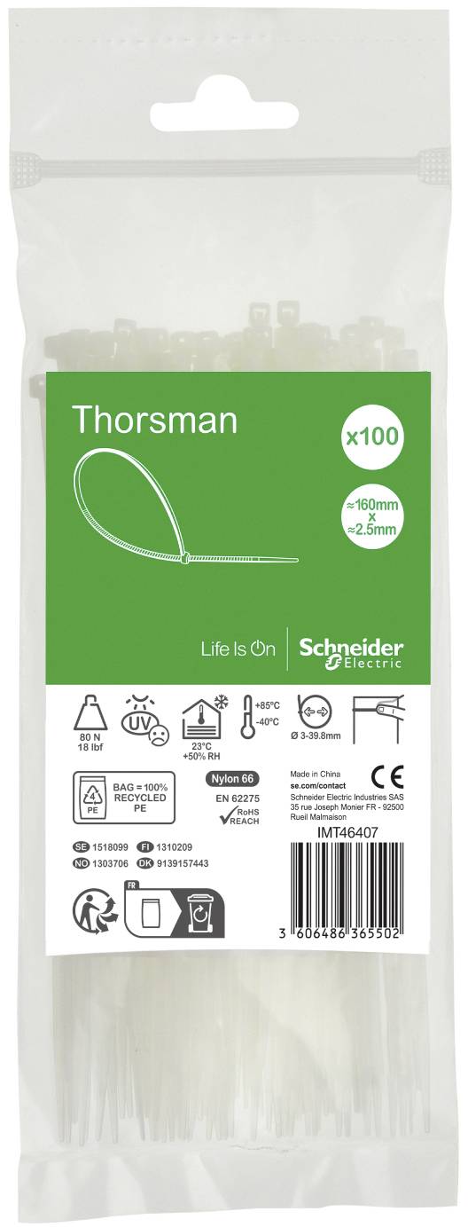 Schneider Electric IMT46407 Kabelbinder 100St.