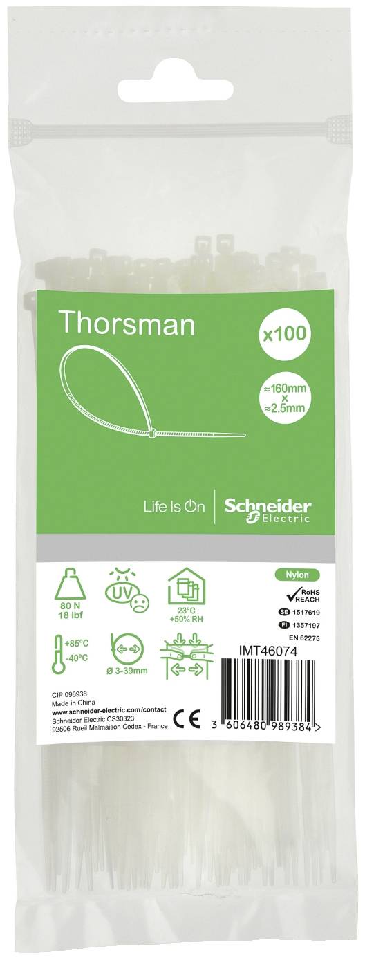 Schneider Electric IMT46407 Kabelbinder 100St.