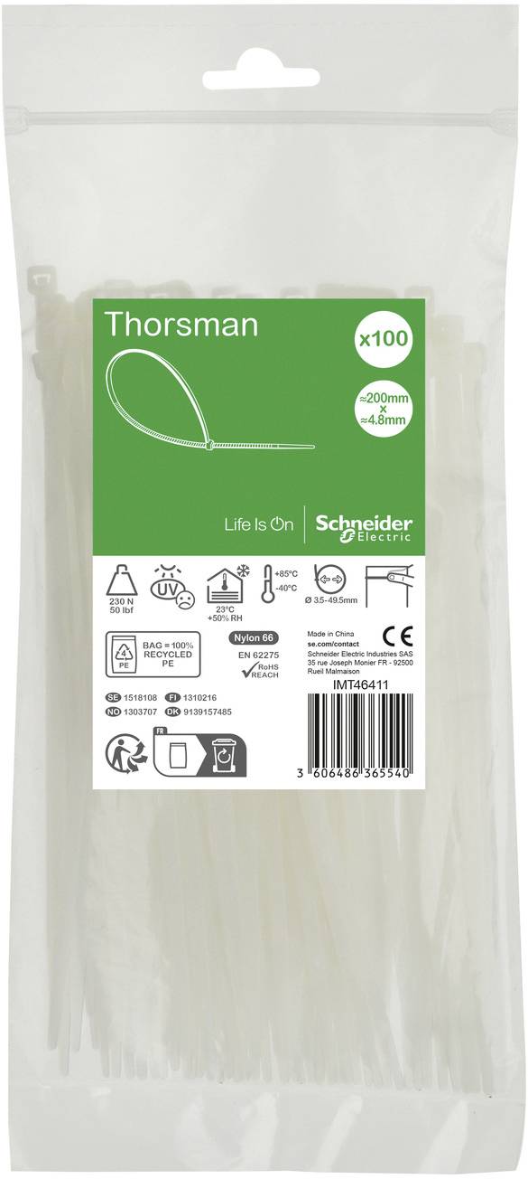 Schneider Electric IMT46411 Kabelbinder 100St.