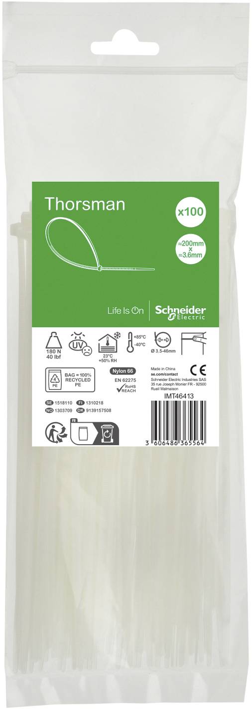 Schneider Electric IMT46413 Kabelbinder 100St.