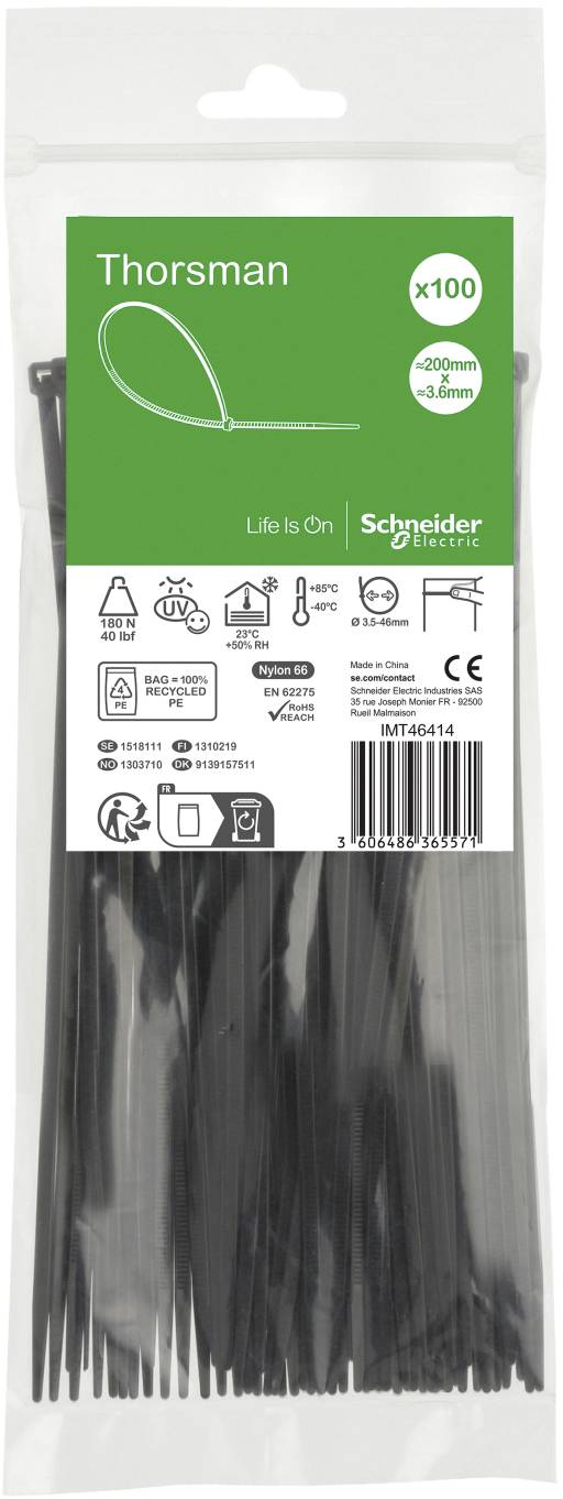 Schneider Electric IMT46414 Kabelbinder 100St.