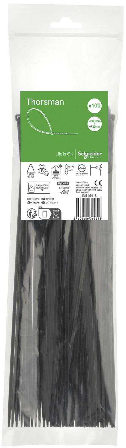 Schneider Electric IMT46418 Kabelbinder 100St.