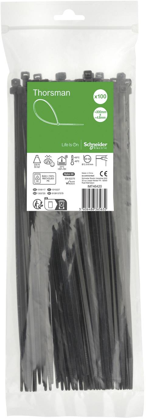 Schneider Electric IMT46420 Kabelbinder 100 St.