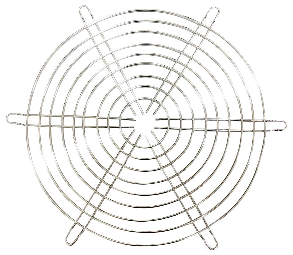 TRU COMPONENTS Lüftergitter 1 St. (B x H) 220 mm x 220 mm Stahl