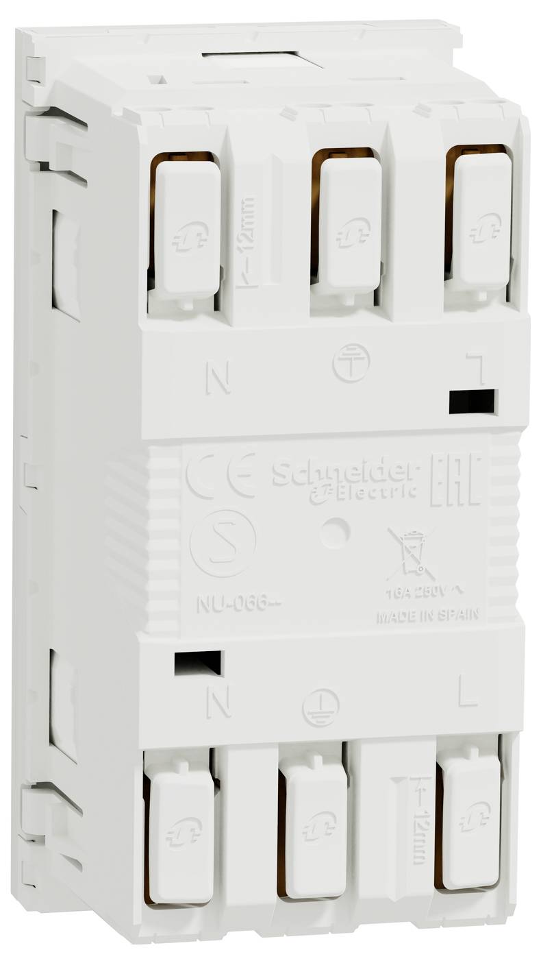 Schneider Electric NU306618 Doppelsteckdose 1St.