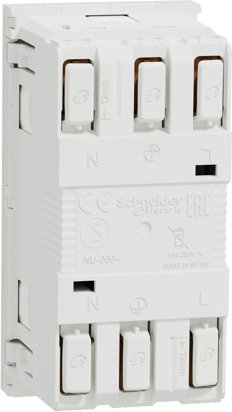 Schneider Electric NU306618 Doppelsteckdose 1St.