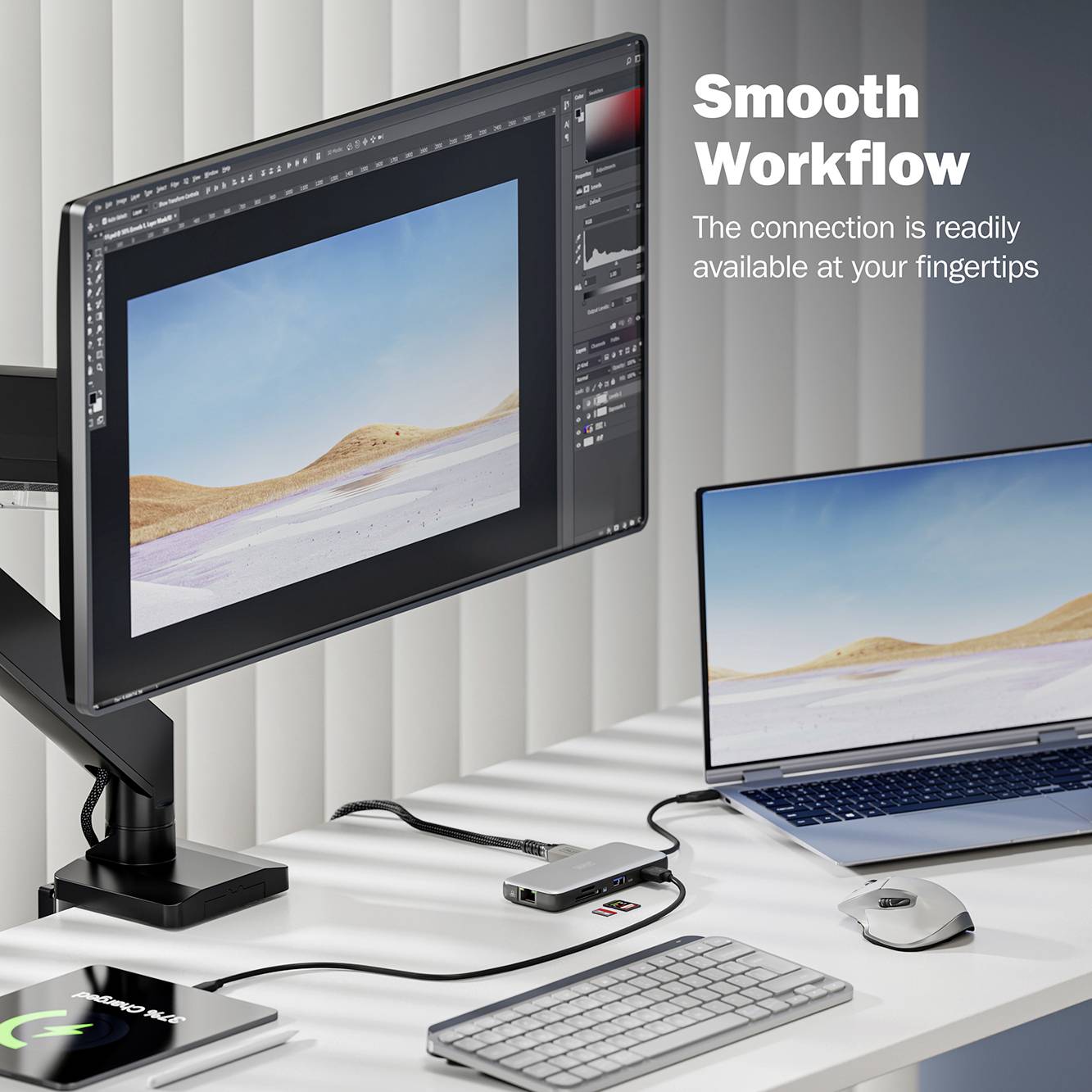 Digitus USB-C® Dockingstation DA-70914 inkl. Ladefunktion, integrierter Kartenleser, USB-C® Power Delivery