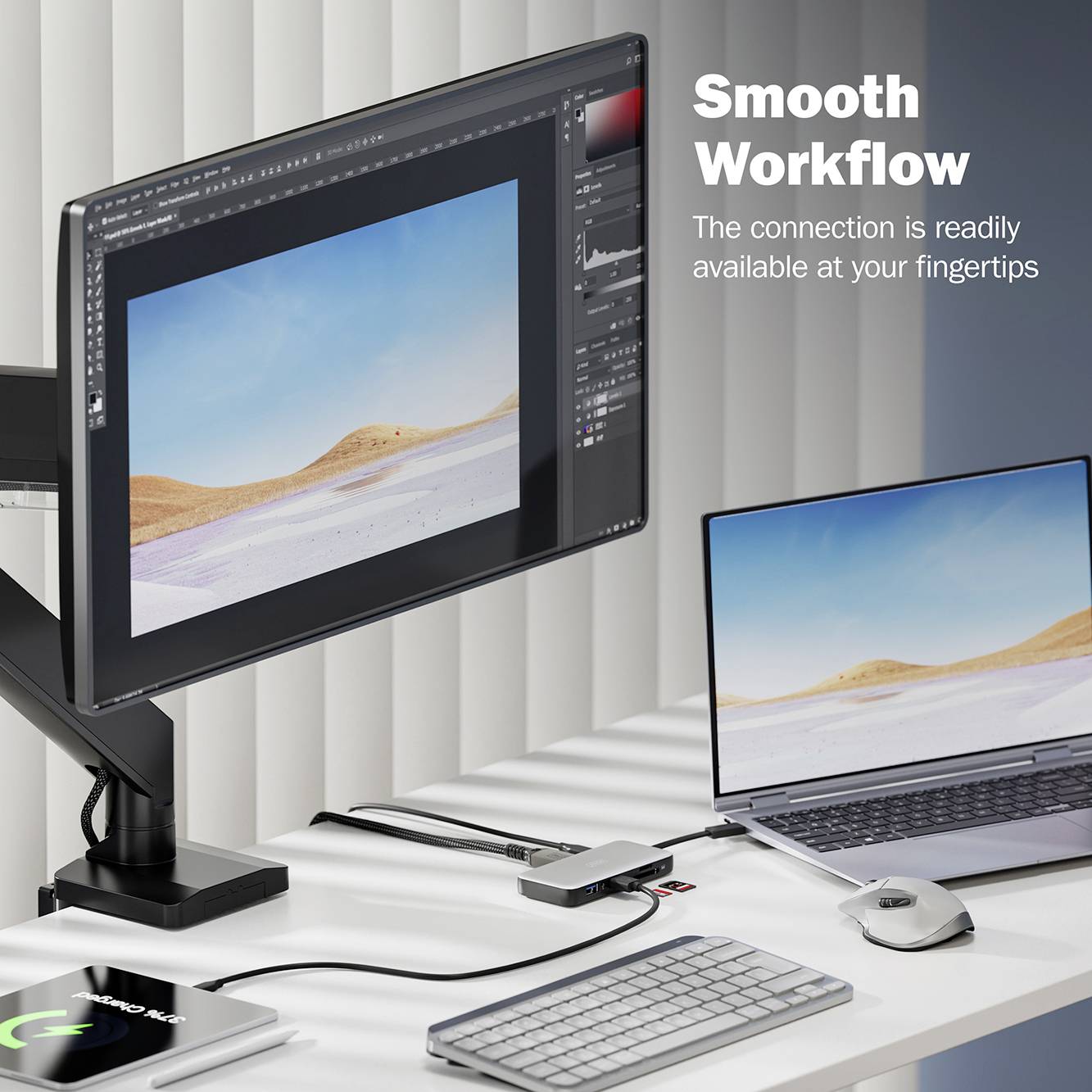 Digitus USB-C® Dockingstation DA-70916 inkl. Ladefunktion, integrierter Kartenleser, USB-C® Power Delivery