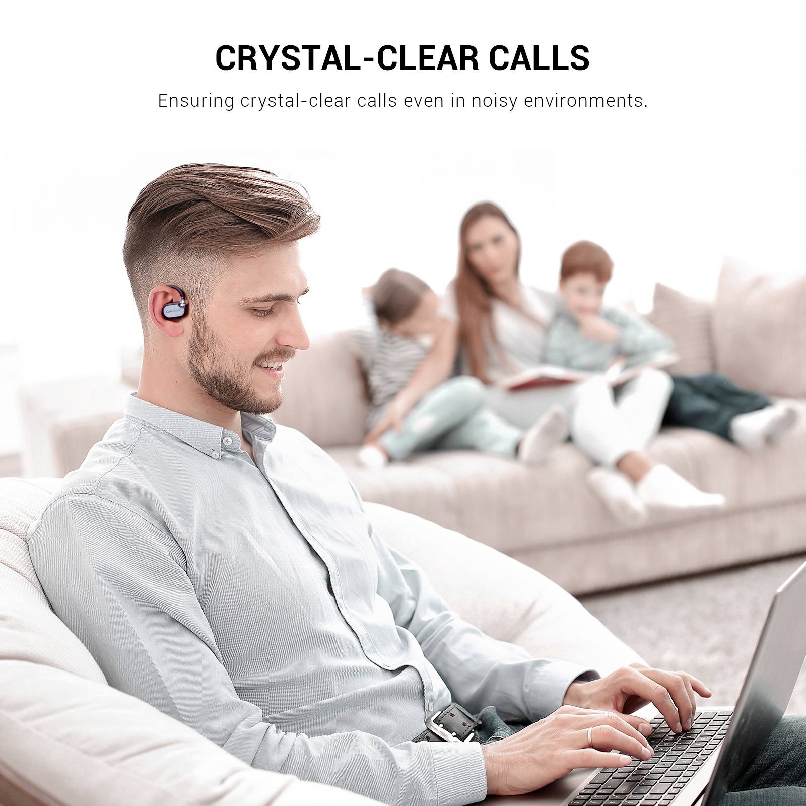 OneOdio OpenRock X Black In Ear Kopfhörer Bluetooth® Stereo Schwarz Sport