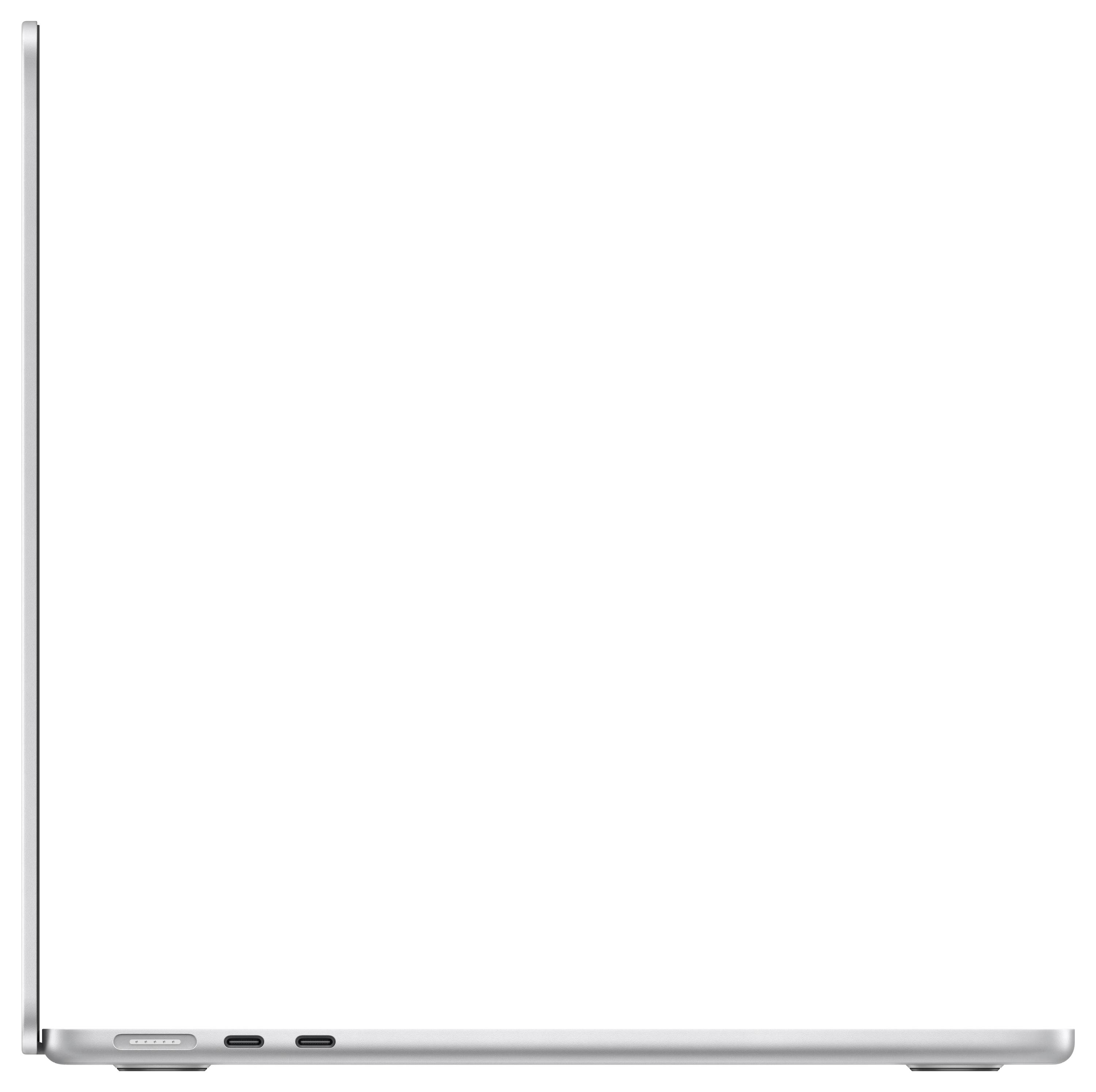 Apple MacBook Air 13 (M3, 2024) 33 cm (13 Zoll) 24 GB RAM 512 GB SSD 10-Core GPU Silber MC8N4D/A