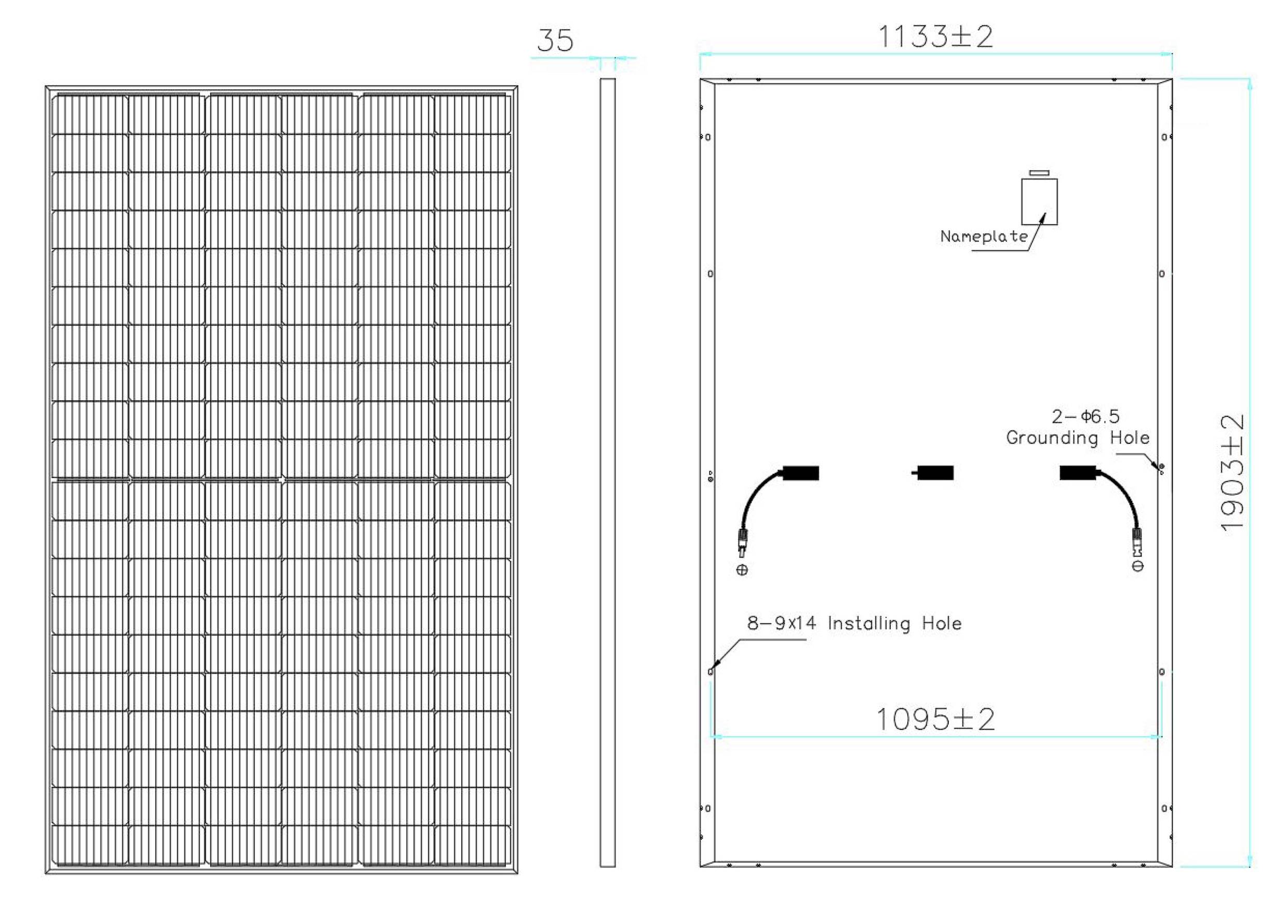 Sygonix Monokristallines Solarmodul 450W 34.83V