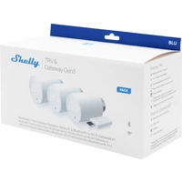 Shelly BLU TRV Heizkörperthermostat 3-er Pack Gateway, Heizkörperthermostat Bluetooth Low Energy, Wi-Fi Shelly BLU TRV Heizkörperthermostat 3-er Pack Gateway, Heizkörperthermostat Bluetooth Low Energy, Wi-Fi