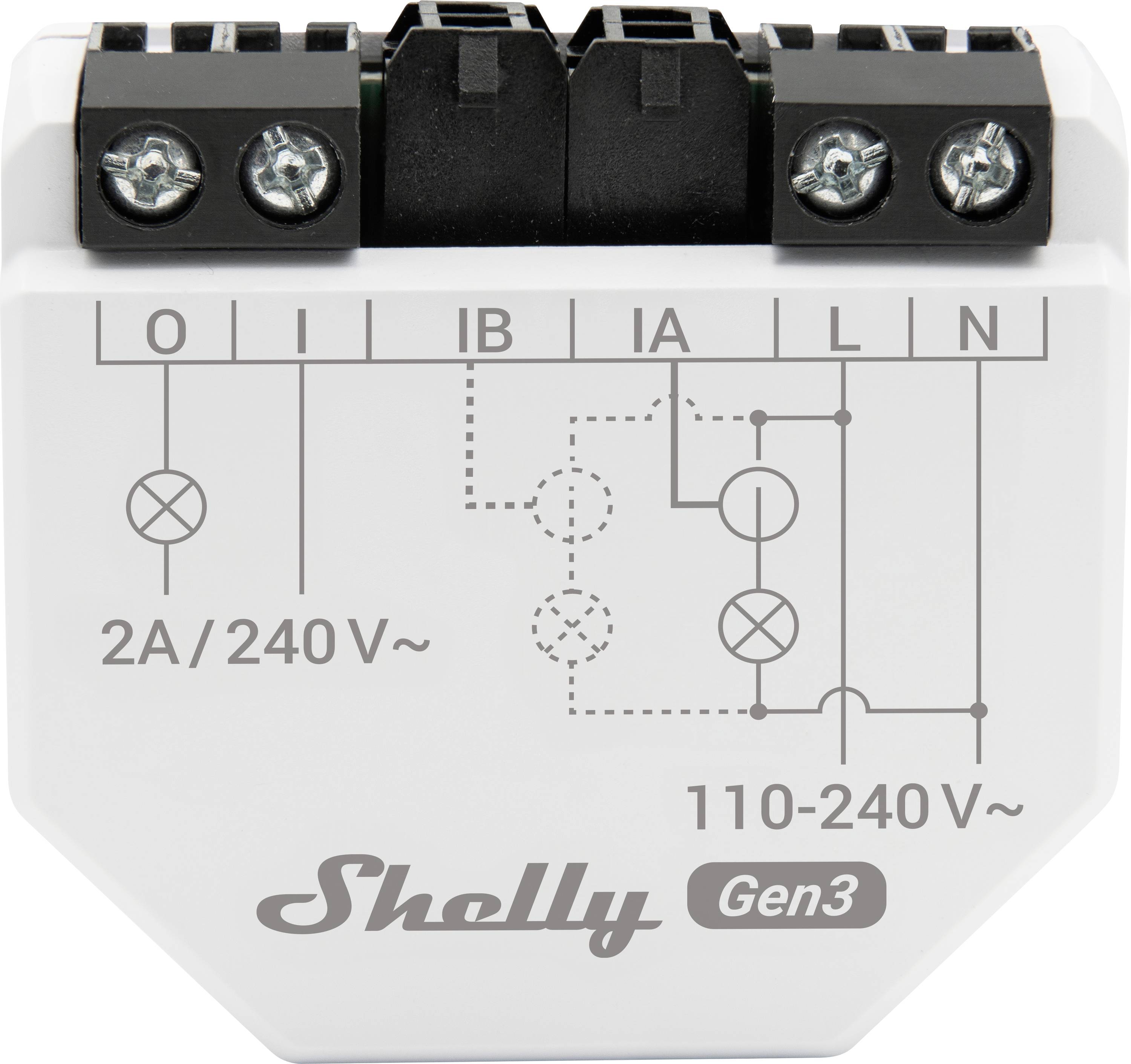 Shelly EM Gen3 - (1 x 50A CT included) Stromzähler Bluetooth, Wi-Fi