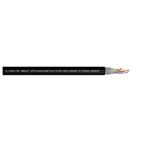 Cordial 15582 RJ45 Netzwerkkabel, Patchkabel CAT 7a S/FTP 15.00m Schwarz PUR-Mantel 1St. Cordial 15582 RJ45 Netzwerkkabel, Patchkabel CAT 7a S/FTP 15.00m Schwarz PUR-Mantel 1St.