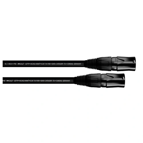 Cordial 15588 RJ45 Netzwerkkabel, Patchkabel CAT 7a S/FTP 1.00m Schwarz PUR-Mantel 1St. Cordial 15588 RJ45 Netzwerkkabel, Patchkabel CAT 7a S/FTP 1.00m Schwarz PUR-Mantel 1St.