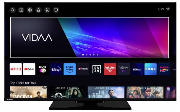 Toshiba 43UV3463DA LED-TV 108 cm 43 Zoll EEK F (A - G) Schwarz