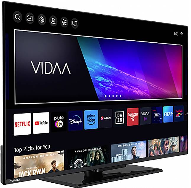 Toshiba 43UV3463DA LED-TV 108 cm 43 Zoll EEK F (A - G) Schwarz