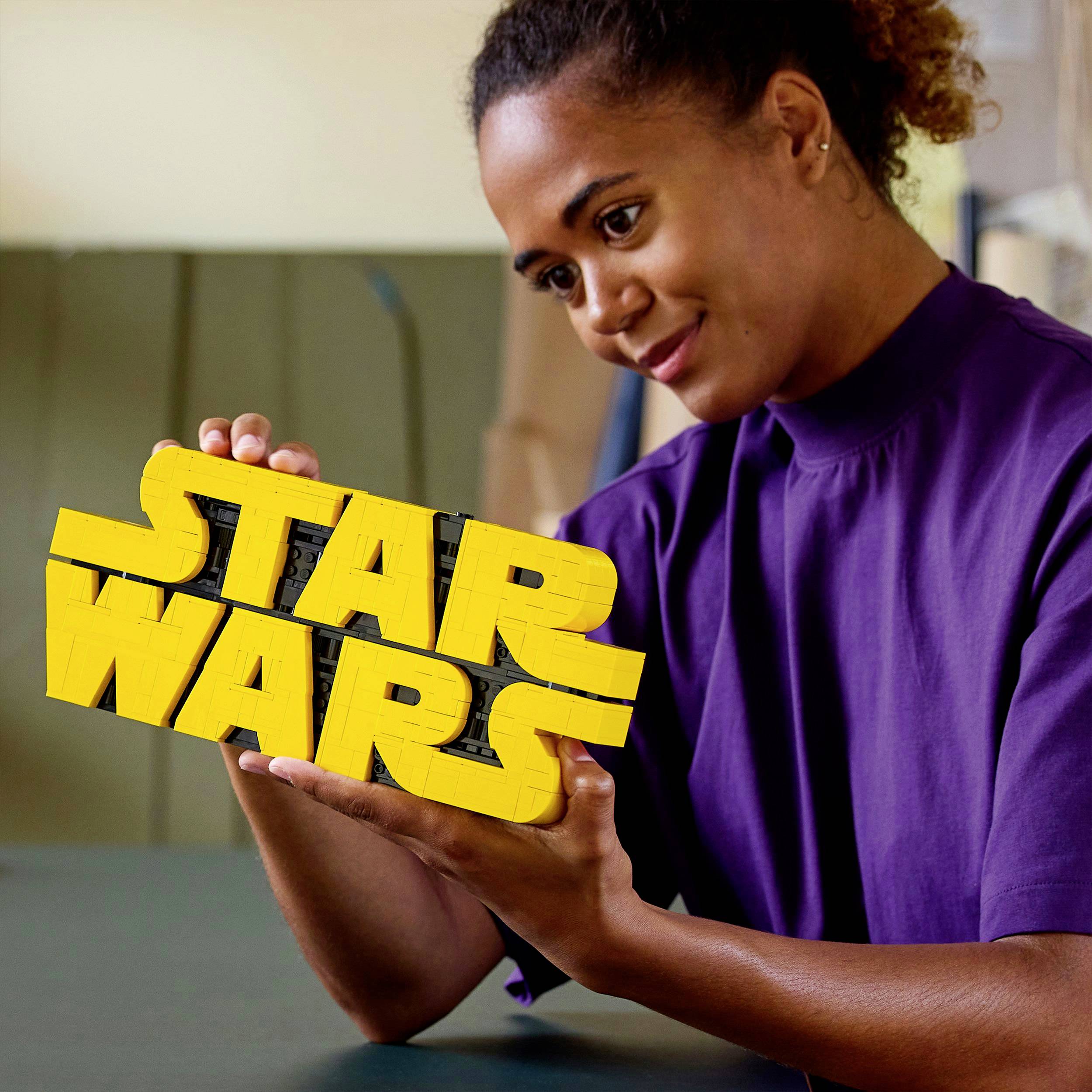 75407 LEGO® STAR WARS™ Star Wars Logo aus LEGO Steinen