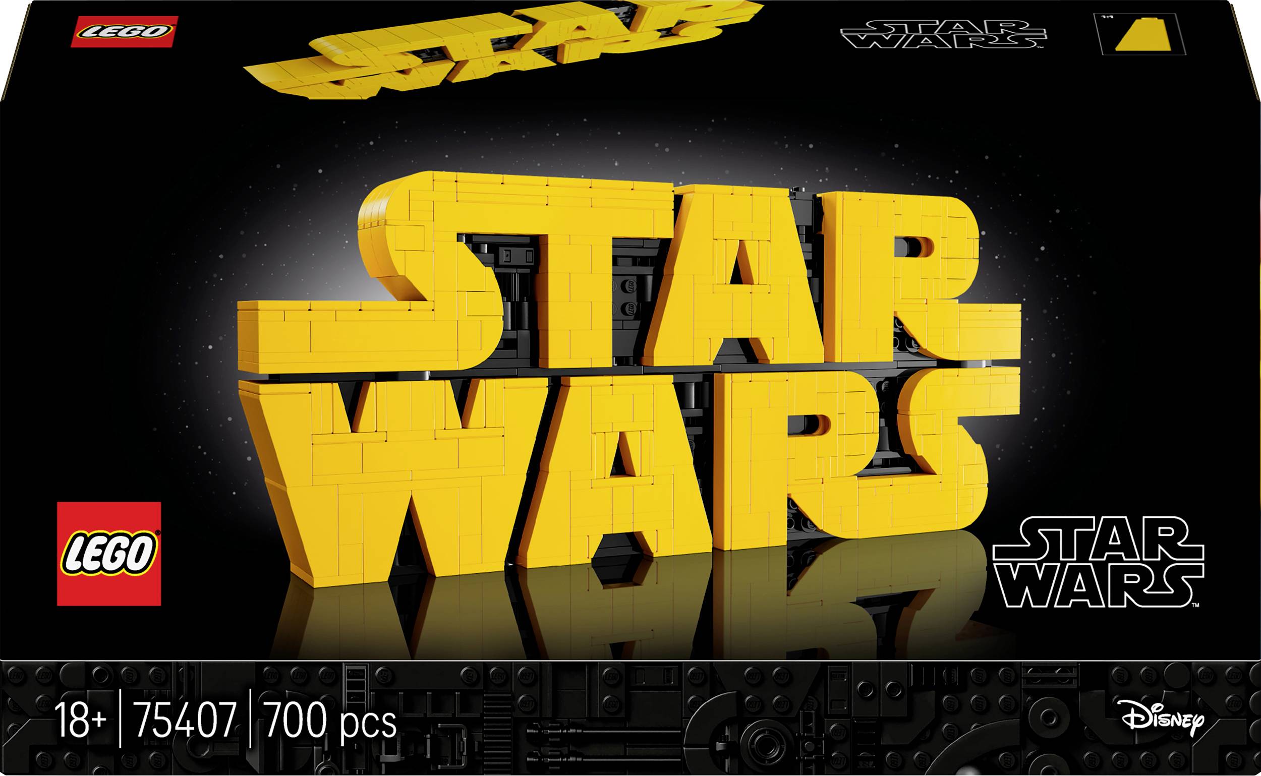 75407 LEGO® STAR WARS™ Star Wars Logo aus LEGO Steinen