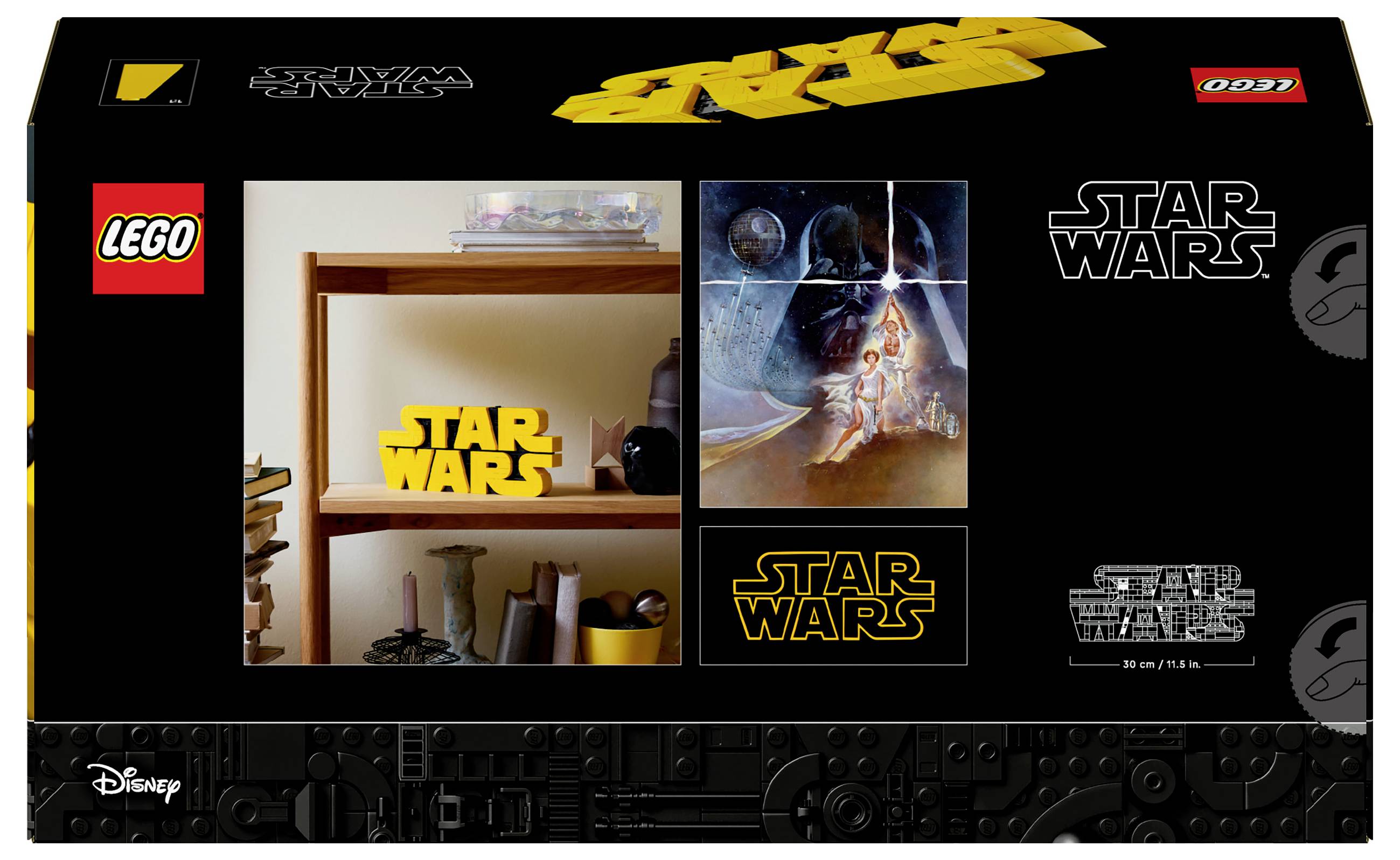 75407 LEGO® STAR WARS™ Star Wars Logo aus LEGO Steinen