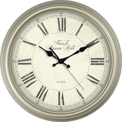EUROTIME 89891-12 Quarz wall clock 31cm Elfenbein
