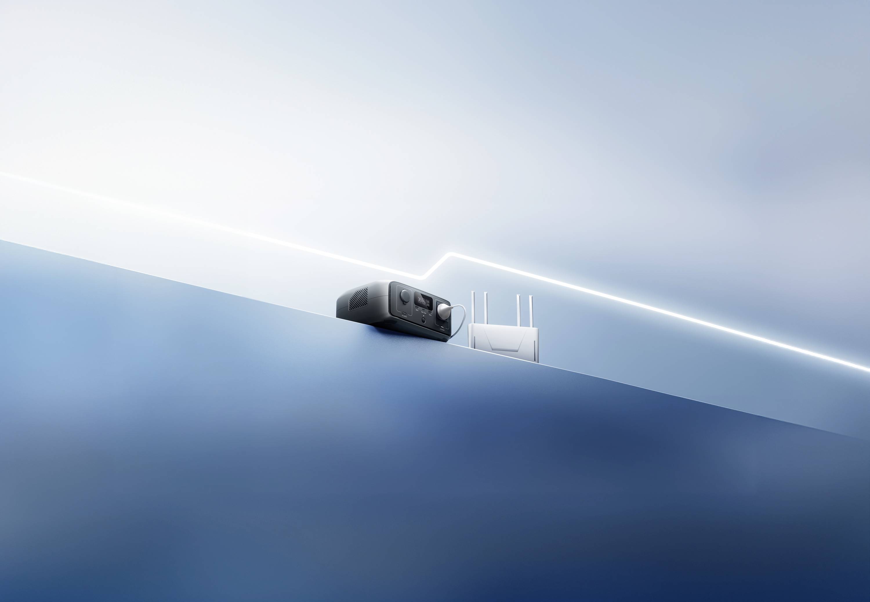 ECOFLOW River 3 Powerstation LiFePO 4 Schwarz mit Laderegler