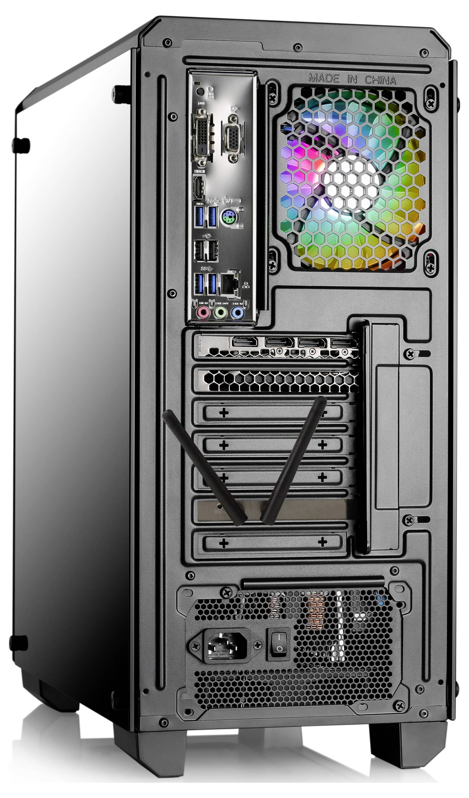 CSL Computer Gaming PC M11510H 68.6cm (27 Zoll) WQHD AMD Ryzen 7 5700X 32GB RAM 1TB SSD Nvidia GeForce RTX™ 4060 Ti 8GB GDDR6 Win