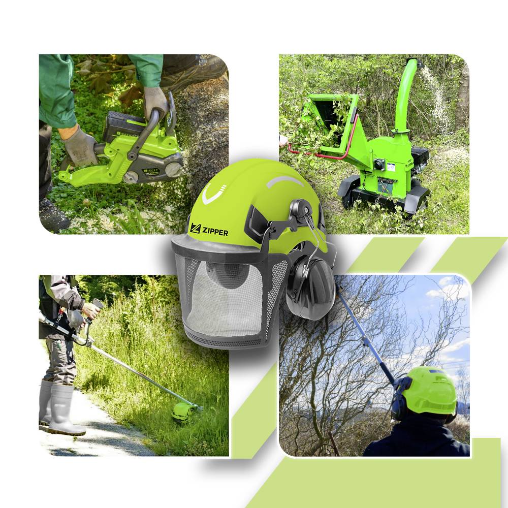 Zipper ZI-FHPROFI ZI-FHPROFI Forstschutzhelm EN 397, EN 397:2012, EN 1731:2006, EN 352-3:2002 Grün, Schwarz