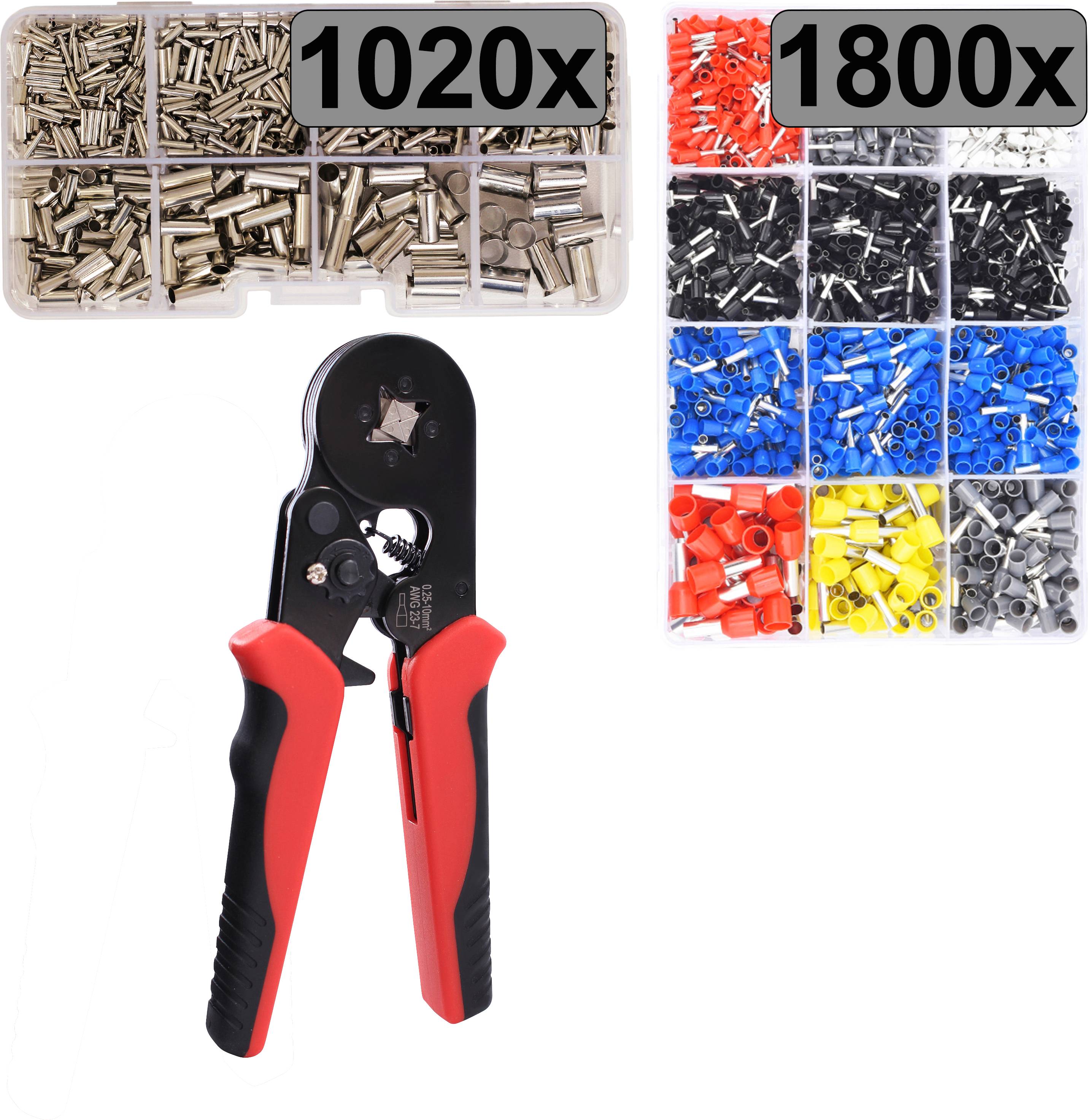 TRU COMPONENTS TC-13377604 Aderendhülsen-Sortiment 1 Set