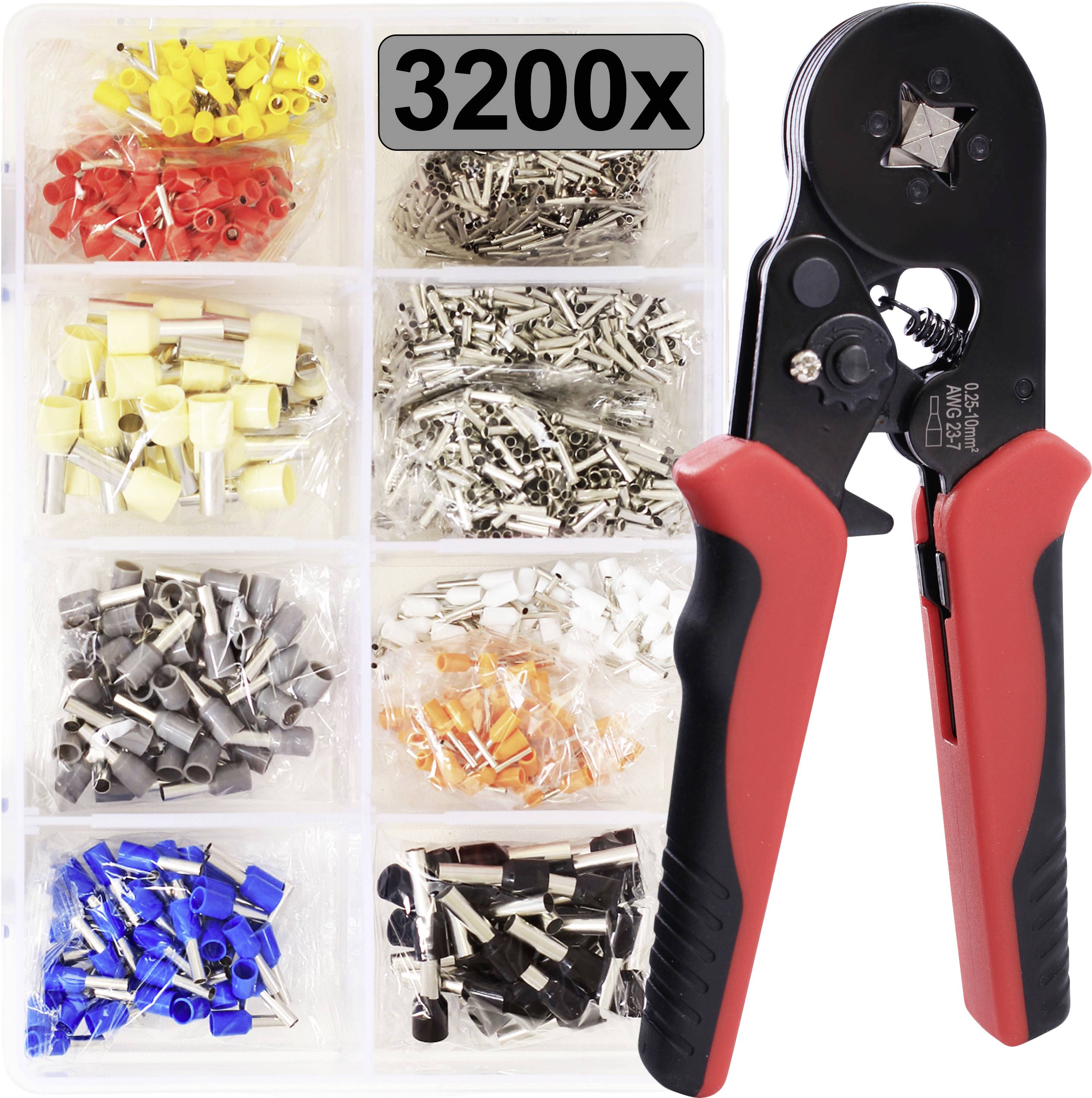 TRU COMPONENTS TC-13377608 Aderendhülsen-Sortiment 1 Set