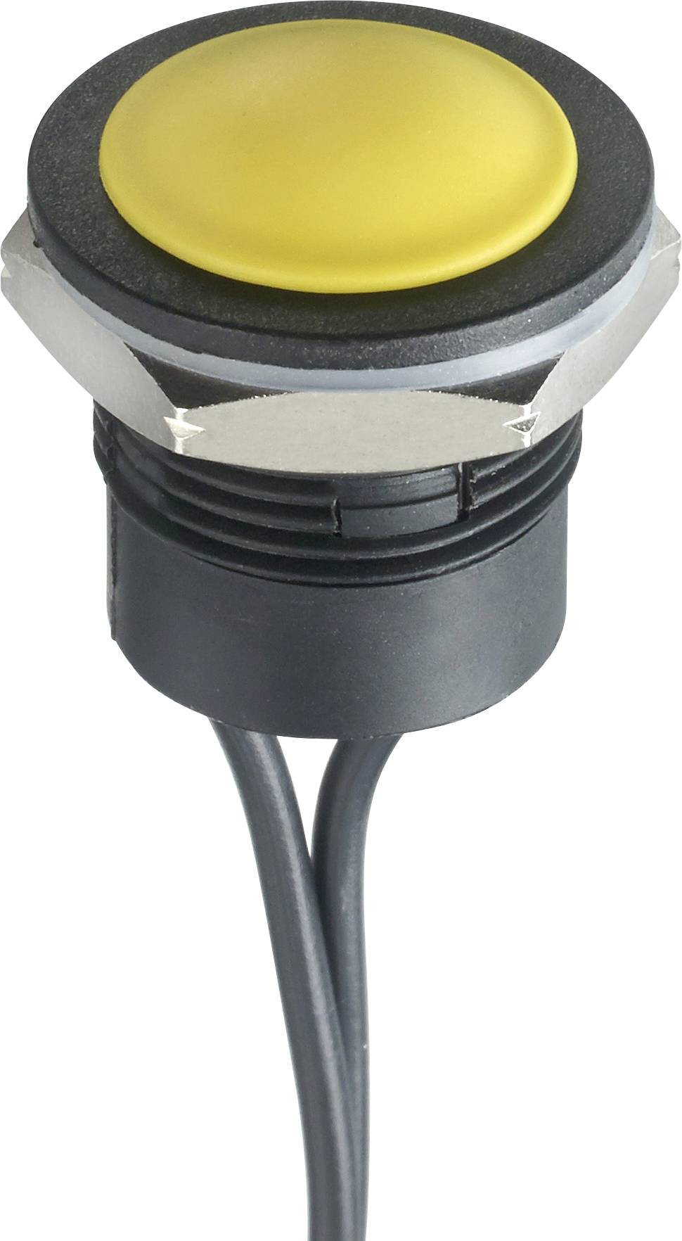 APEM IAR3F1500 IA Series Drucktaster 24 V/DC 2A 1 x Ein/(Aus) tastend (Ø x H) 16mm x 20mm IP67 1St.