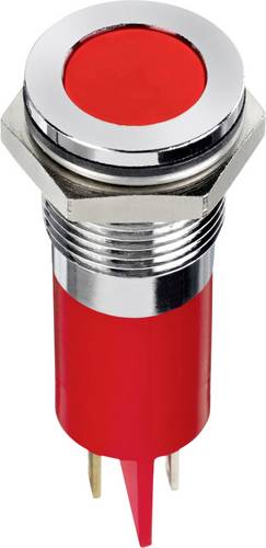 APEM Q14F1CXXR24E LED-Signalleuchte Rot Flush 10 mcd