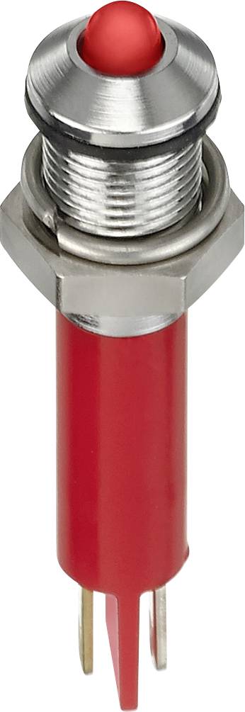 APEM Q6P1CXXR24E LED-Signalleuchte Rot Prominent 40 mcd