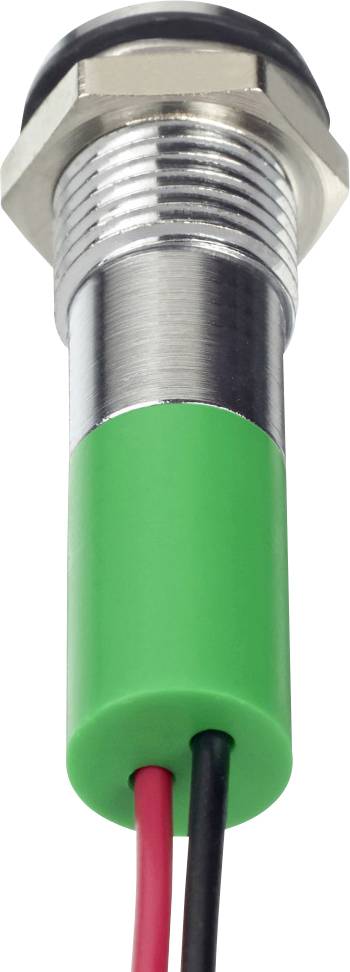 APEM Q8F3CXXG12E LED-Signalleuchte Grün Flush 6 mcd