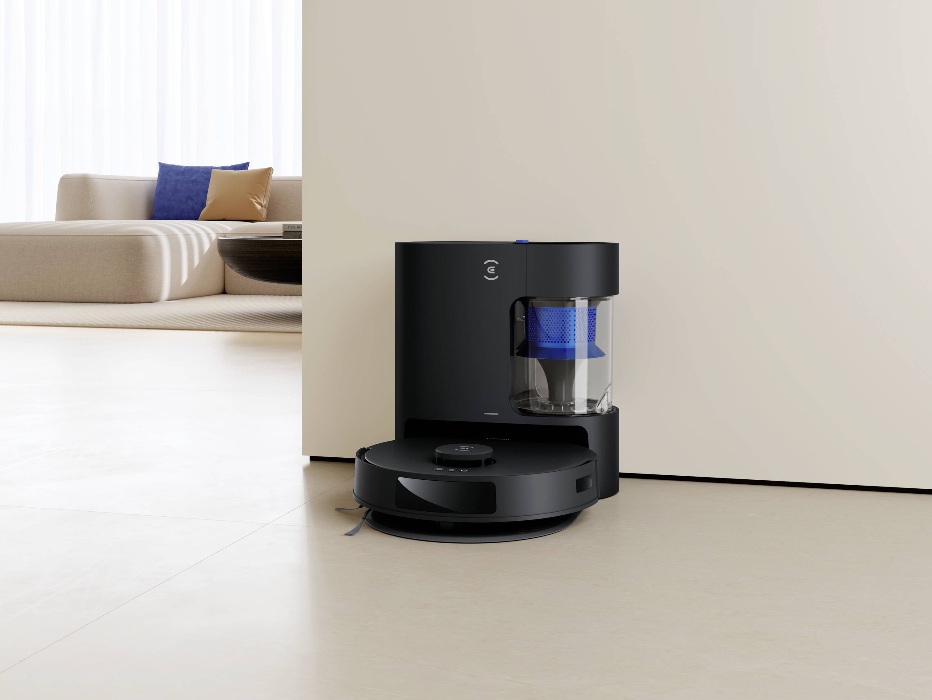 ECOVACS DEEBOT N20 Pro Plus Saug-und Wischroboter Schwarz Beutellos, Zyklon-Technik