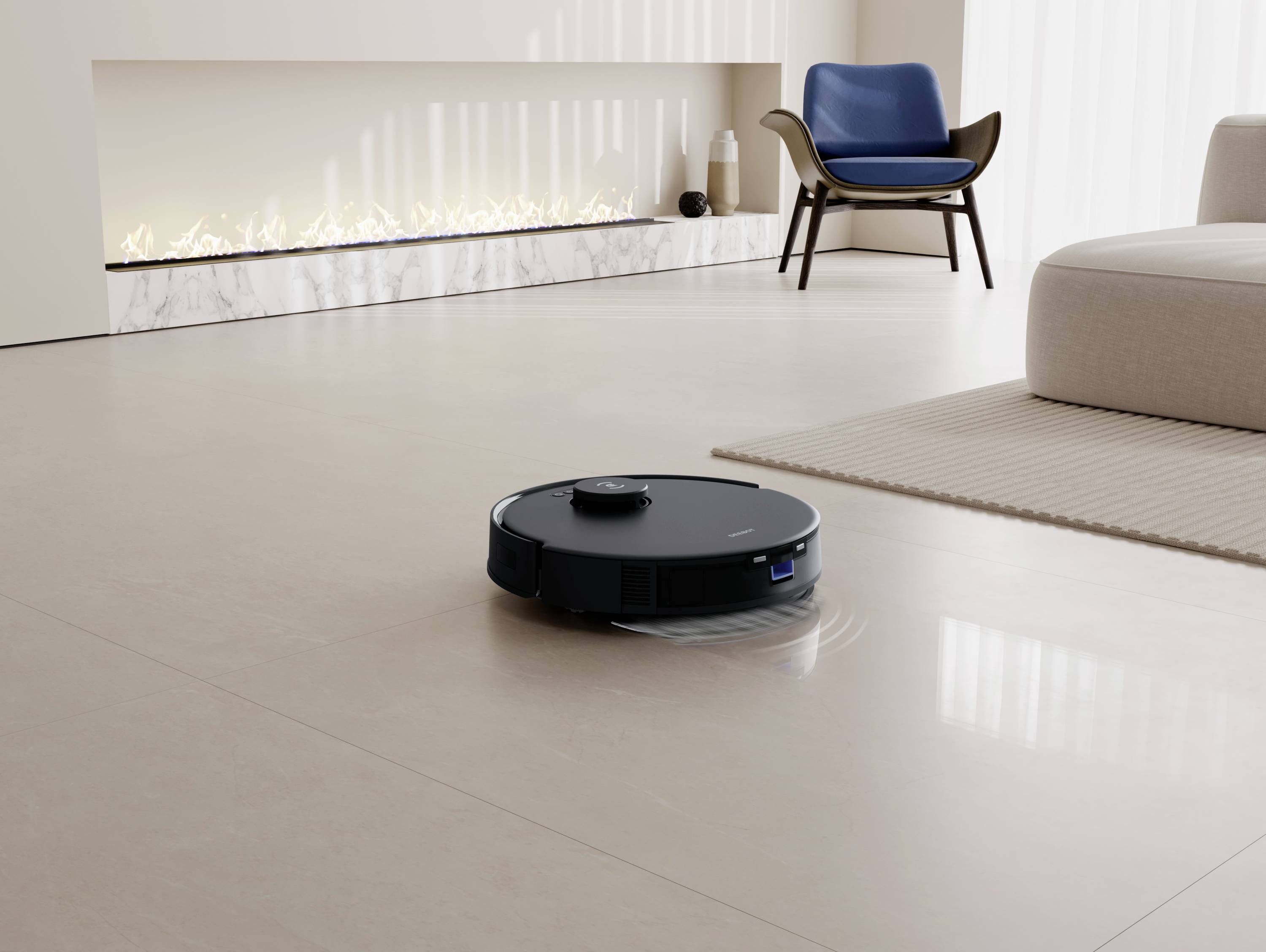 ECOVACS DEEBOT N20 Pro Plus Saug-und Wischroboter Schwarz Beutellos, Zyklon-Technik