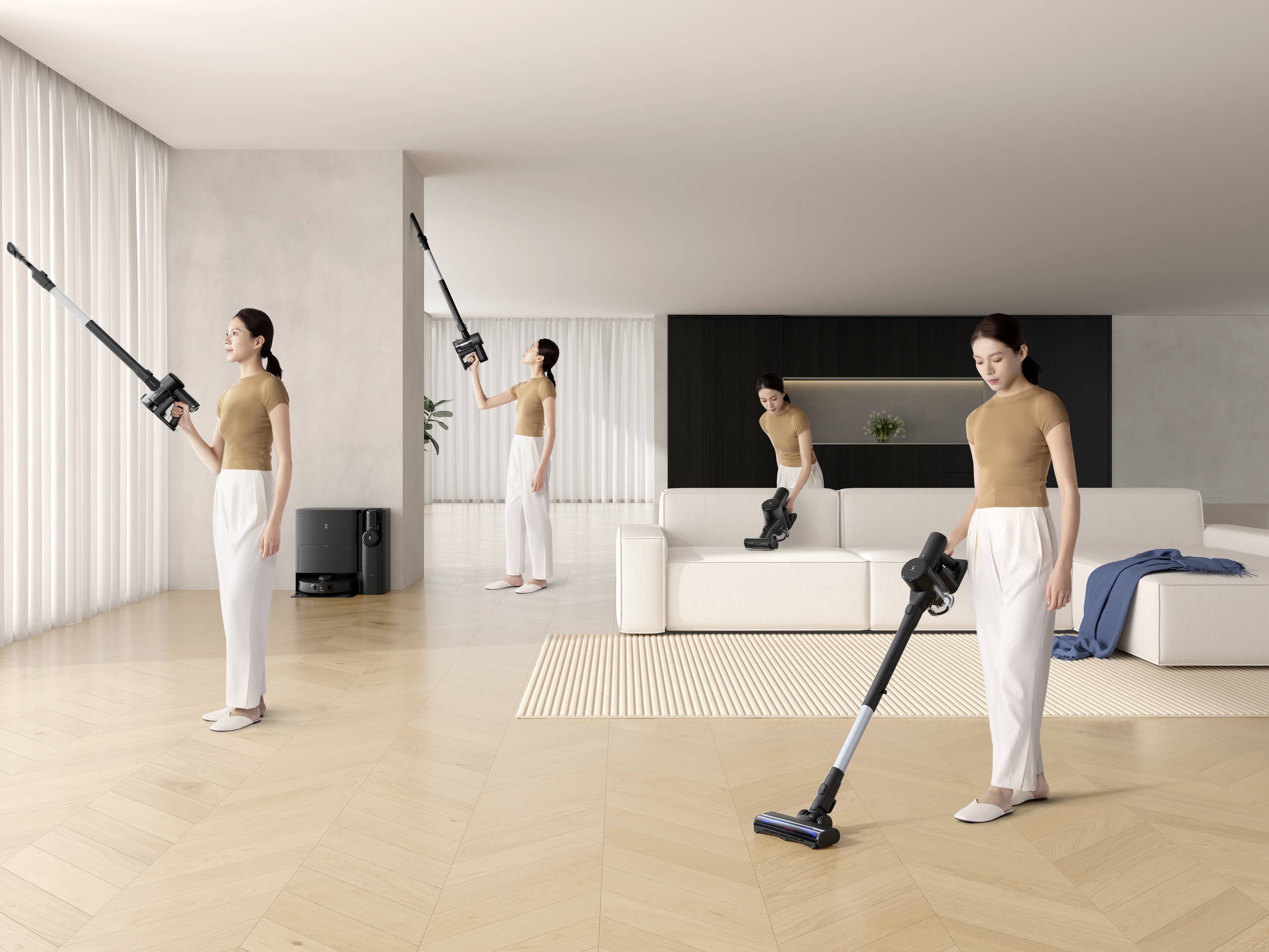 ECOVACS DEEBOT T30S COMBO COMPLETE Saug-und Wischroboter Schwarz