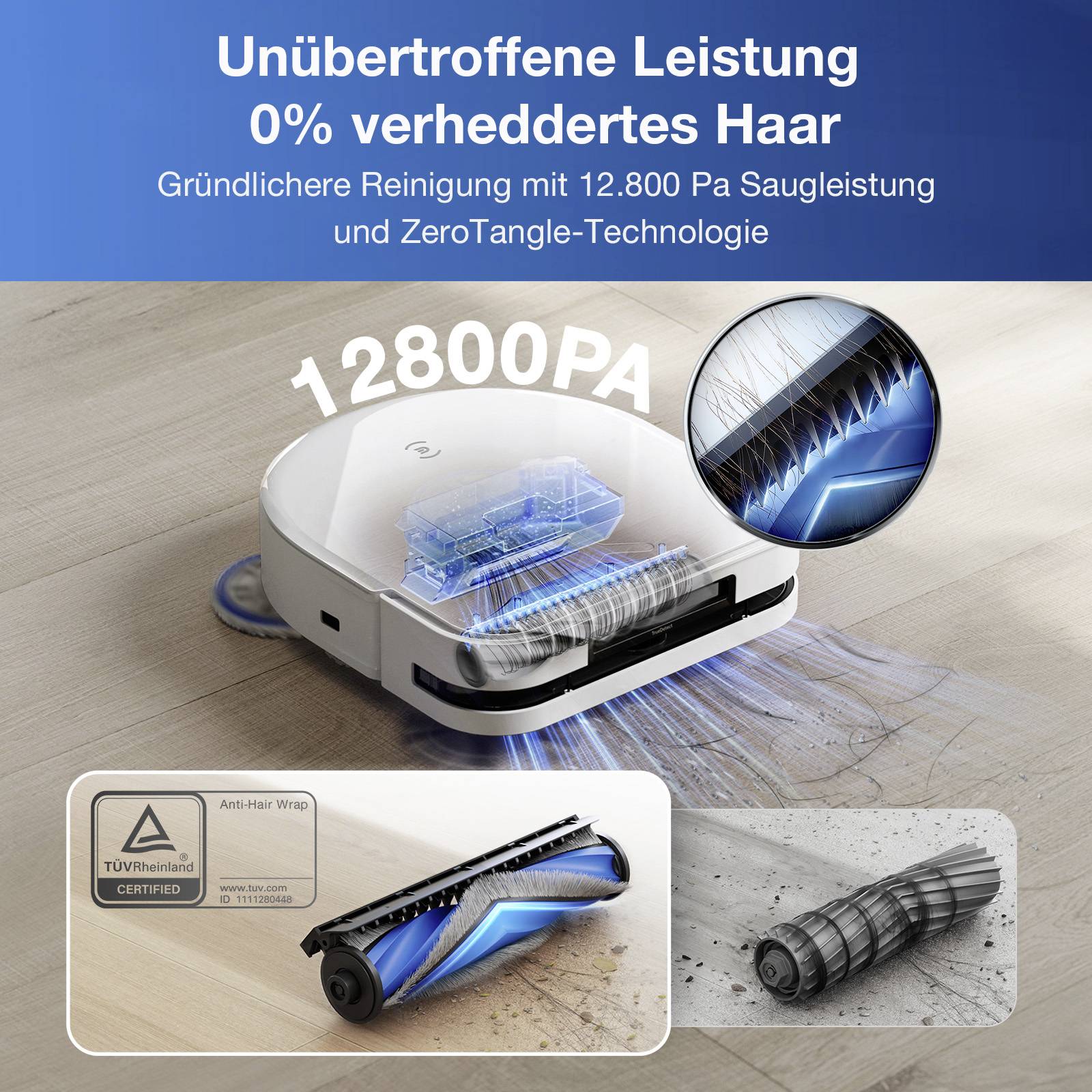 ECOVACS DEEBOT X5 OMNI Saug-und Wischroboter Weiß