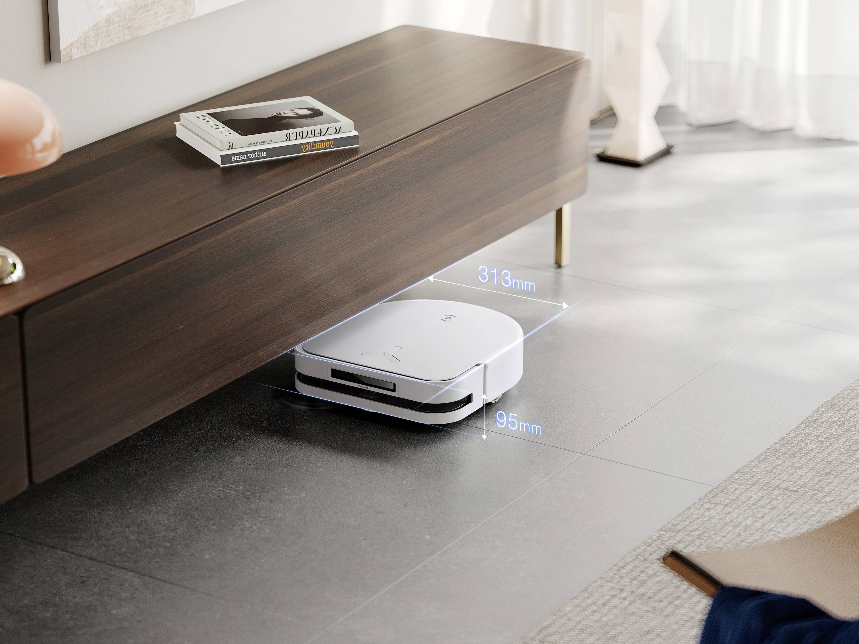 ECOVACS DEEBOT X5 OMNI Saug-und Wischroboter Weiß