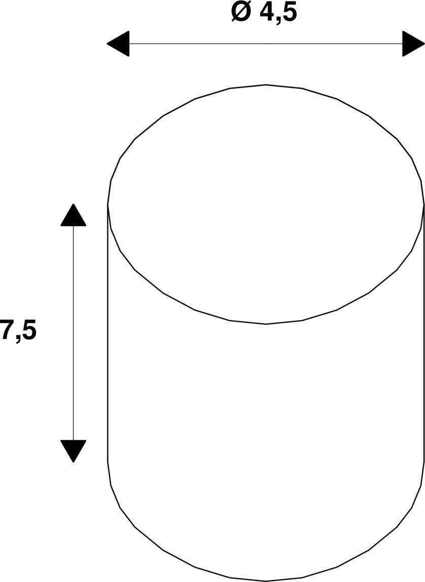 SLV 1008650 LED EEK G (A - G) E14 2W Warmweiß (Ø x H) 45mm x 45mm dimmbar 1St.