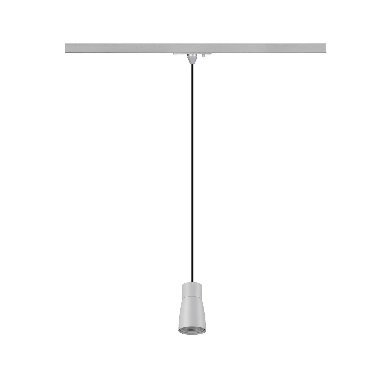 SLV PURI 1008265 LED-Pendelleuchte 1phasig GU10 6W Grau