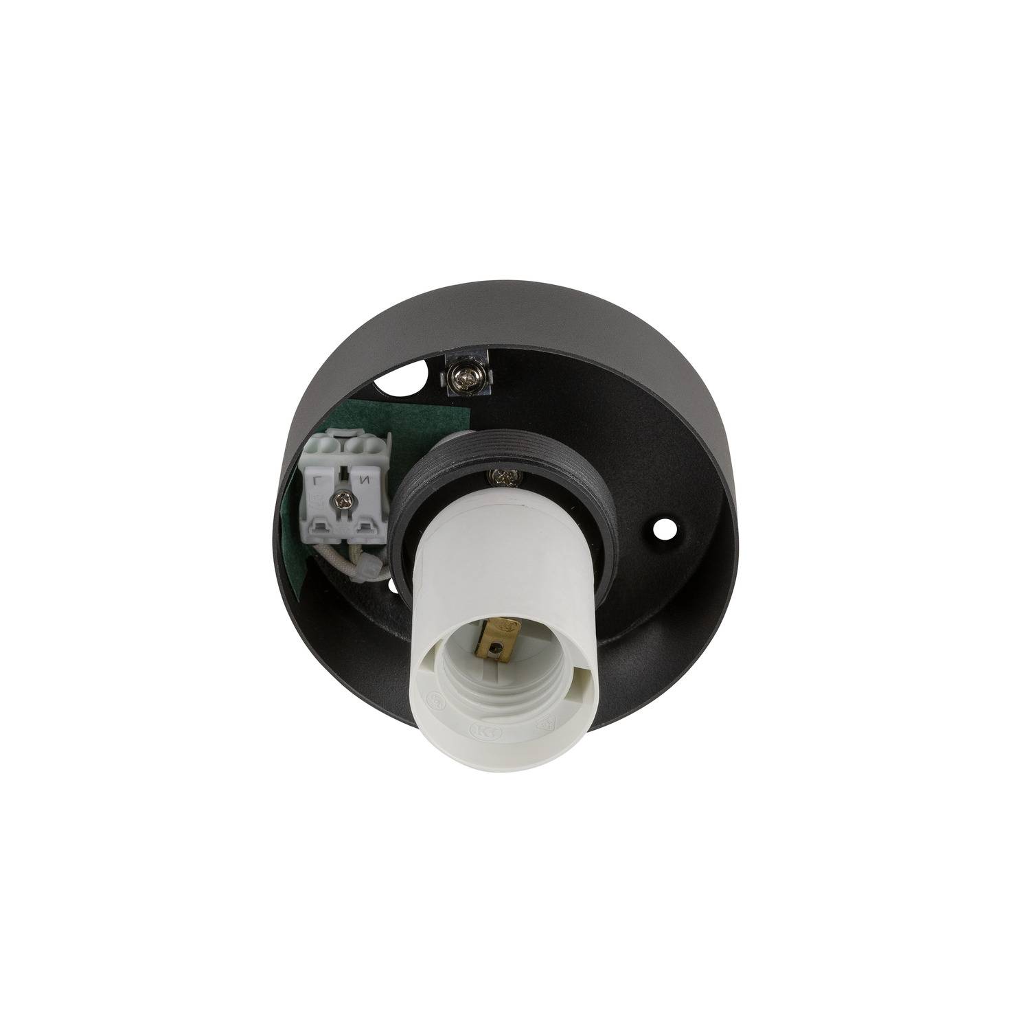 SLV 1008125 SUN Deckenleuchte E27 60W Schwarz