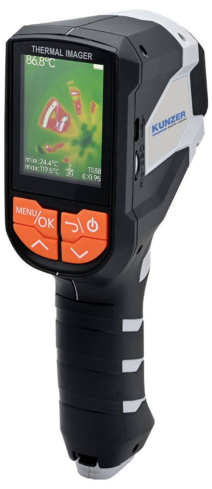 Kunzer 7WBK02 Wärmebildkamera -20 bis 1000°C 9Hz micro SD