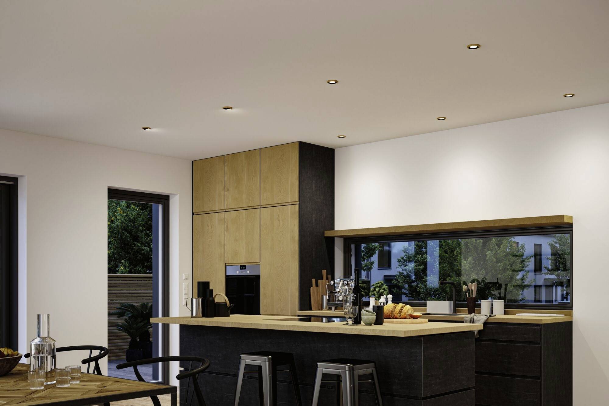 Paulmann 92237 Lanati LED-Einbauleuchte LED 6W Schwarz (matt)