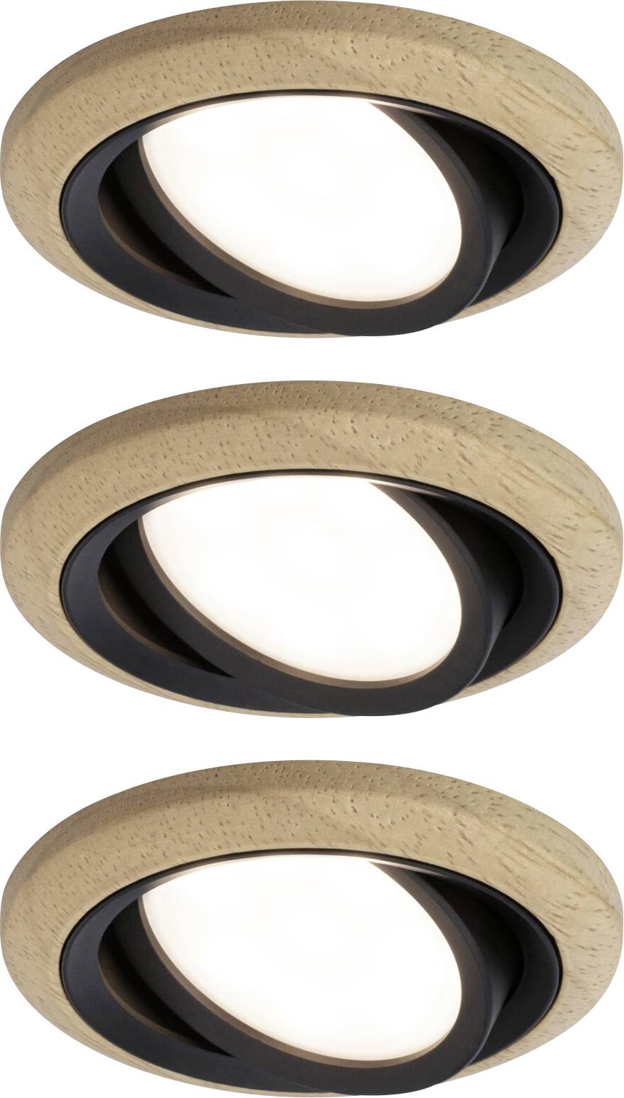 Paulmann 92237 Lanati LED-Einbauleuchte LED 6W Schwarz (matt)