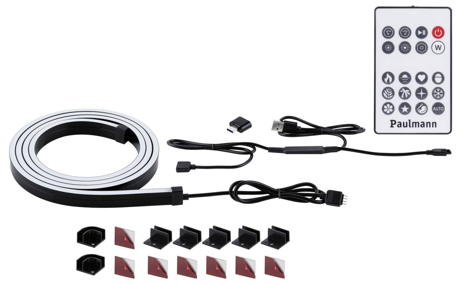 Paulmann Entertain 79555 LED-Lichtbandleuchte LED 4.5W RGB Schwarz