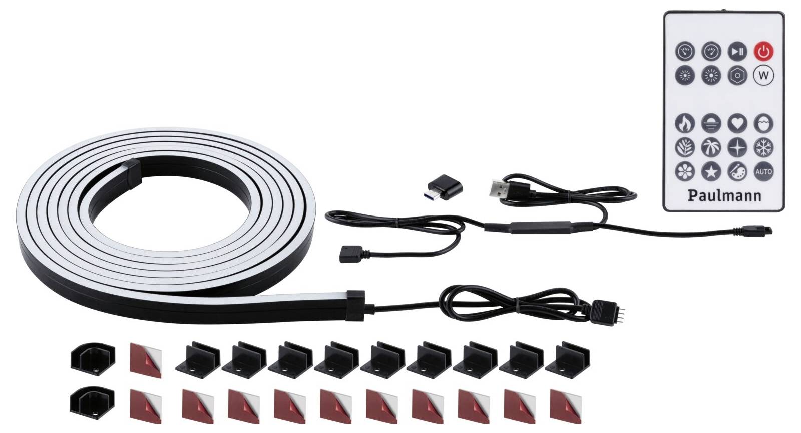 Paulmann Entertain 79556 LED-Lichtbandleuchte LED 5W RGB Schwarz