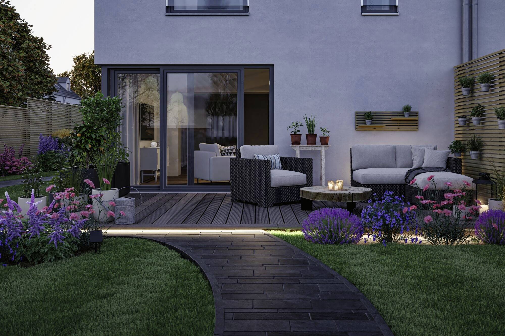 Paulmann 71193 Solar-Lichtschlauch 2.8W Warmweiß Schwarz