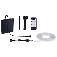 Paulmann 71193 Solar-Lichtschlauch 2.8W Warmweiß Schwarz Paulmann 71193 Solar-Lichtschlauch 2.8W Warmweiß Schwarz