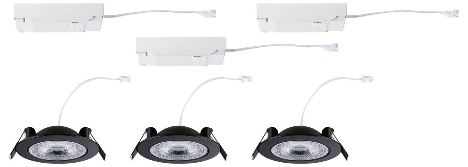 Paulmann 92258 Aumus LED-Einbauleuchte LED 5W Schwarz